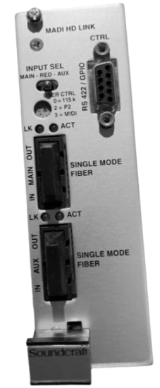 Carte CBS et Vi - MADI HD optique