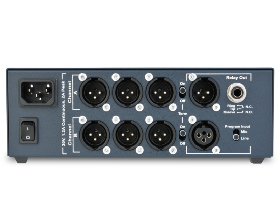 Station portable partyline 2 canaux- Clear-Com CS-702