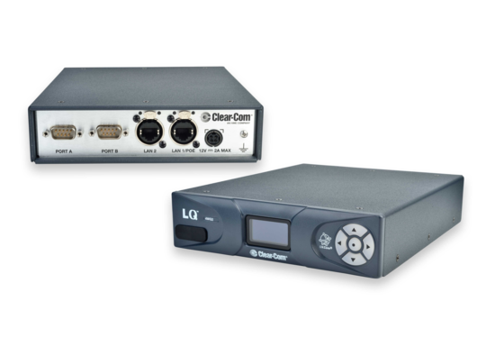 Interface audio sur IP 2 canaux 4 Fils  avec GPIO - ClearCom LQ-4WG2