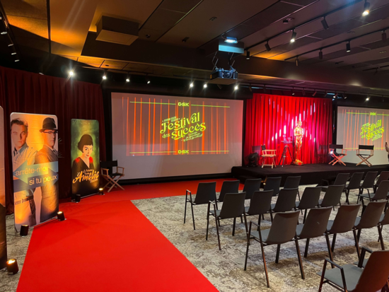 Les projecteurs Starway à l'hôtel Pullman !