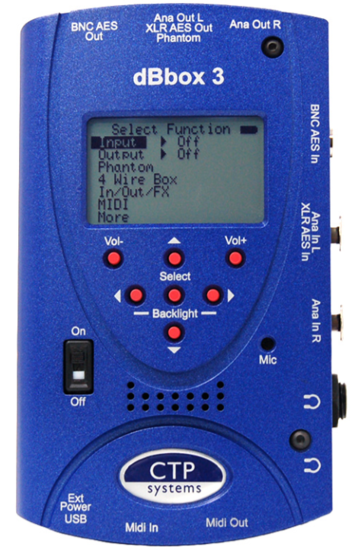 Boitier testeur/générateur audio version 3.0 CTP - New Design