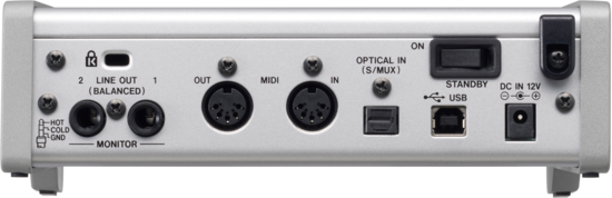 Interface Audio et MIDI 10 entrées - 2 sorties