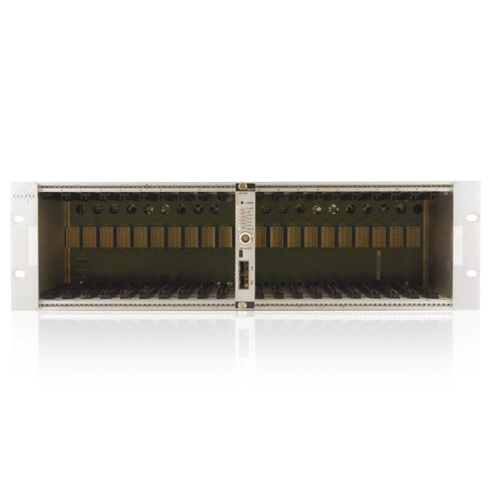 Rack modulaire AOIP (MRACK-IP) pour Type-R Calrec, composé de :