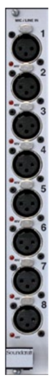 Carte Vi stage rack - 8 In Mic/Lgn