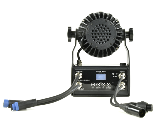 FLOODLITE 650 - BLINDER 1 COB 120W CONNECTEUR SECTEUR + DMX INCLUS