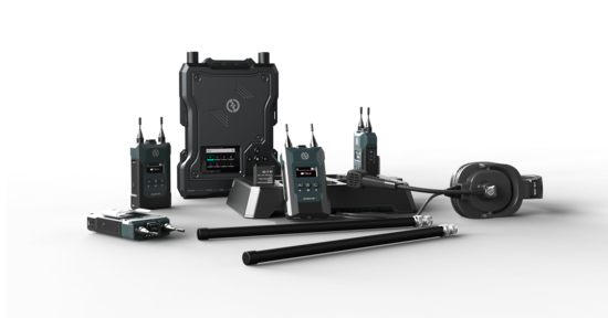 Pack intercom 4 beltpacks - HollyLand HL-SOLIDCOM-M1-4B