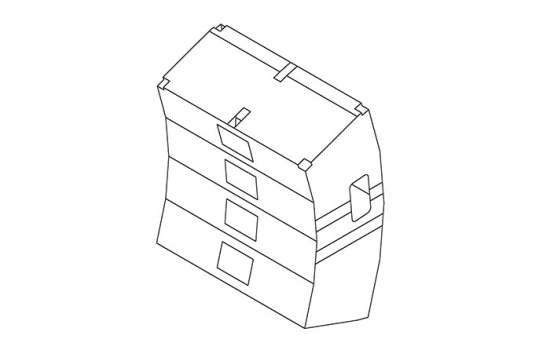 Housse de protection pour transport vertical 3/4 A8
