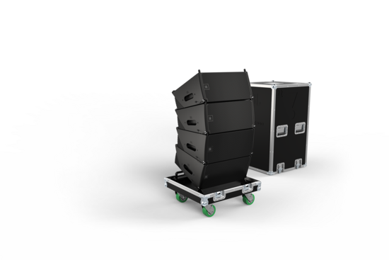 Flight case pour 4 enceintes SRX906LA