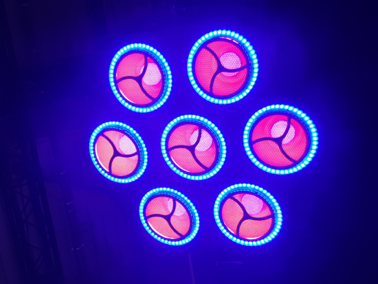 SUPPORT EN HEXAGONE POUR 7 MINI VEGA