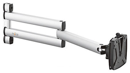 Bras support écran dépliant alu XL long. 70,5 cm Yellowtec