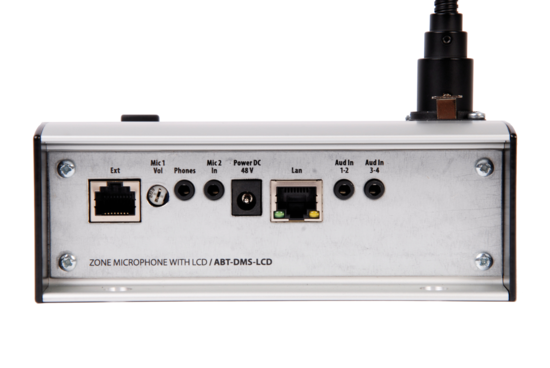 Micro d'appel 5 boutons -Ecran LCD-Audio 4 IN / 2 OUT