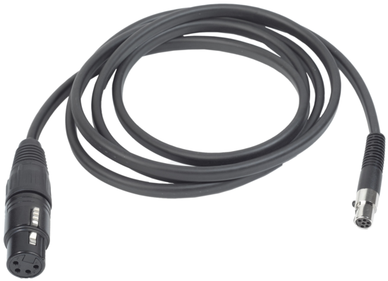 MKHSXLR4D - Cordon pour casque Broadcast / Intercom - XLR4 femelle