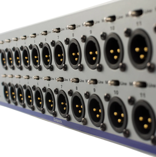 Expander rackable 2U 19" 2xLink In/2x24 Out XLR, AudioPressBoX