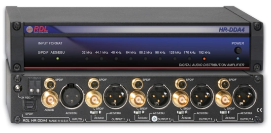 Distributeur audio numérique - RDL HR-DDA4