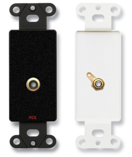 Plaque équipée d'une prise RCA - RDL DB-PHN1