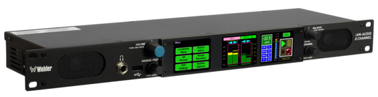 Moniteur 1U, 8 voies avec écran Wohler