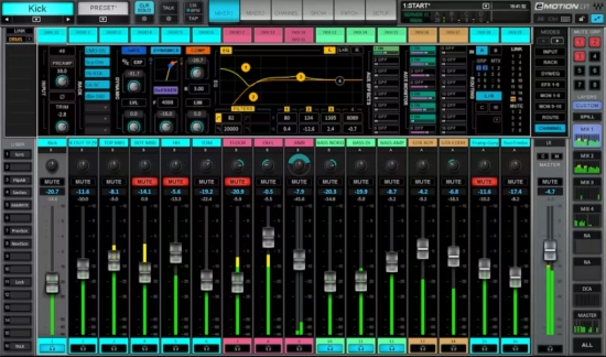 64ch ST mixeur avec eMO D5 + 6 plugins