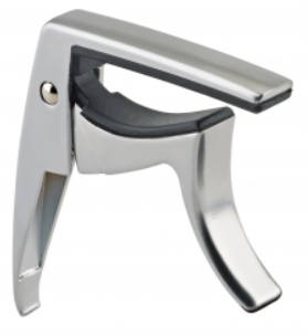 Capodastre chrome mat pour yukukéké avec touche plate