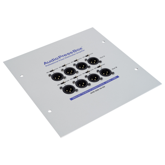 Expander encastrable 2xLink In/2x4 Out XLR, AudioPressBox