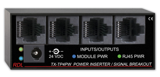 Injecteur d alimentation 4 sorties - RDL TX-TP4PW