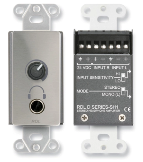 Plaque amplificateur de casque acier - RDL DS-SH1