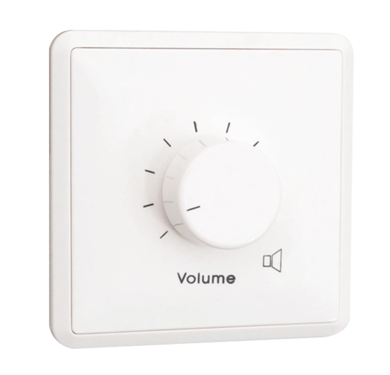 Contrôleur mural de volume par 10 pas de 3dB -max 2x25W/4Ohms 