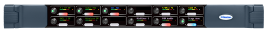 V-Serie IrisX Panel d'ext. 1U 12R pour V24 Clearcom