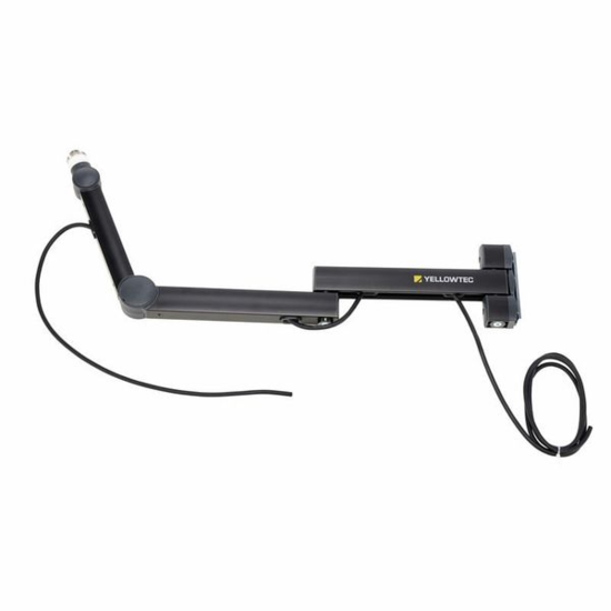 Bras support micro noir pour radio filmé + Led On-Air Yellowtec