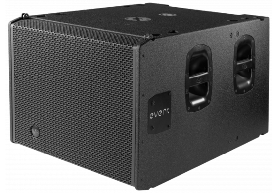 Caisson grave amplifié, 1HP 46 cm, 2000W peak