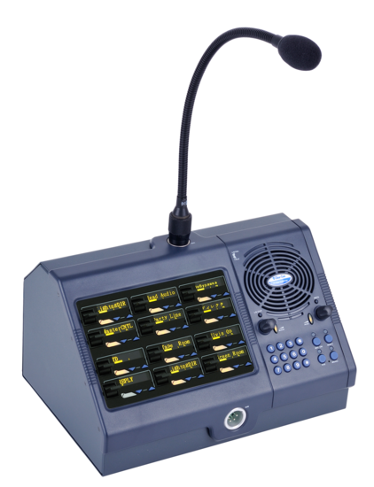 Pupitre de table 12 touches Lever XLR4 Clearcom