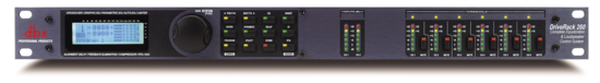 DR260 - Processeur numérique de diffusion - 2 in / 6 out DBX