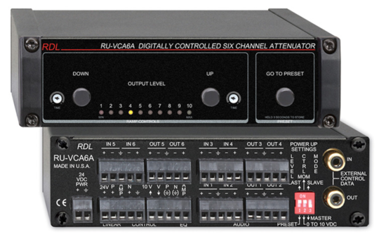 Atténuateur contrôlé à distance - RDL RU-VCA6A
