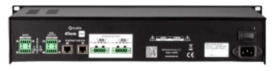 Matrice amplifiée 4x400W/4Ohms, 4x8+4x4 DANTE DSP. DA-INTEGRAL-MA1604