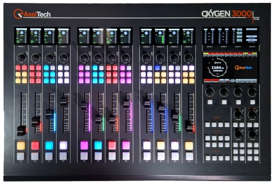 NS - Console num. Oxygen 3000, 12F, 2 AIO, 16 Dante IP AxelTech