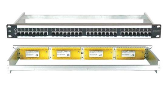 CSF1X48AV-3/1D25S, Patch panel 48 voies - 19 1U Ghielmetti