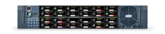 V-Series New Iris panel 2RU 24 Rotary XLR5 Clearcom