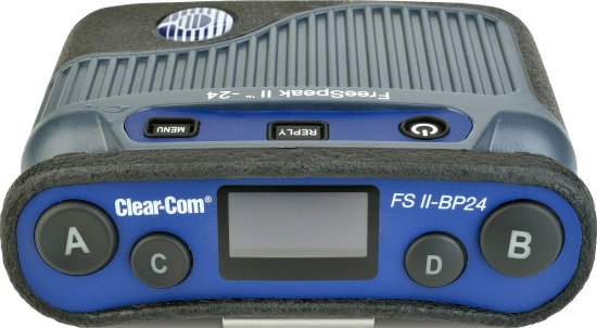 Boitier ceinture FreeSpeak II en 2.4 GHz XLR7 - Clear-Com FS2-BP24-X7