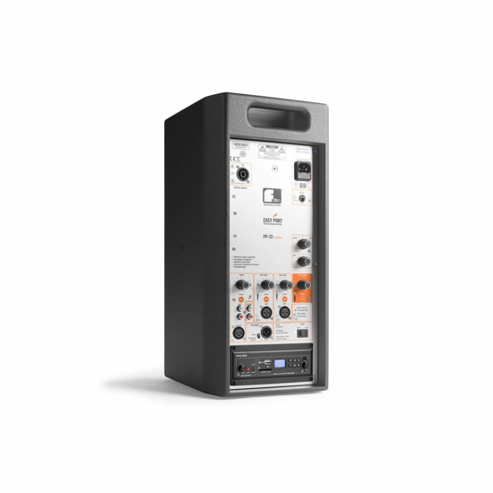  Enceinte portable active sur batterie -  60W - Mixeur 4 canaux-RAL