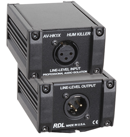 Isolateur Audio XLR - RDL AV-HK1X