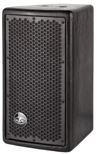 Enceinte passive IP54, 1x6P+1xHF - 200W/8Ohms, noire - DA-WR-9606-CX