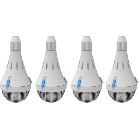 NS Pack Mic Array Analog-X 4 micros - blanc - ClearOne MICARRAY-AX-4-