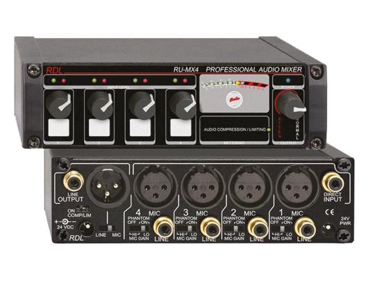 Mélangeur 4 canaux - RDL RU-MX4