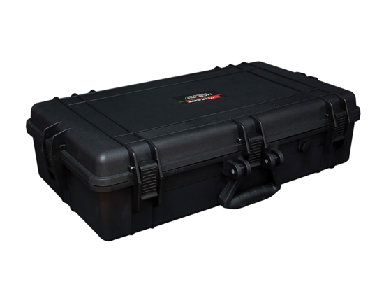 Mallette vide en ABS 720x180x430 mm, équipée de mousse prédécoupée