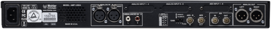 Moniteur audio 1 entrée HD/SDI Wohler 