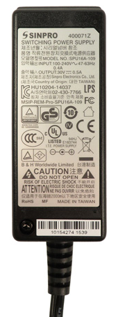 Alimentation pour V-BOX-RJ45, PK-7, TWC-703, AC60 Clearcom