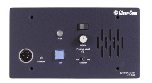 Poste haut-parleur intérieur canaux - Clear-Com KB-702