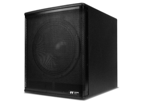 Caisson de basse passif IP54, LF 12 pouces+HF, 350W/8Ohms, noire 