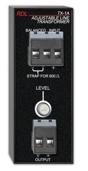 Transformateur de ligne ajustable - RDL TX-1A