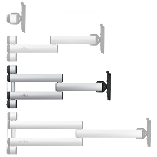 Bras support écran aluminium 50,5 cm Yellowtec