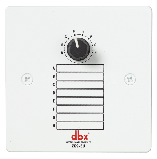 ZC9EU - Platine murale 8 programmes pour Zone Pro et DR